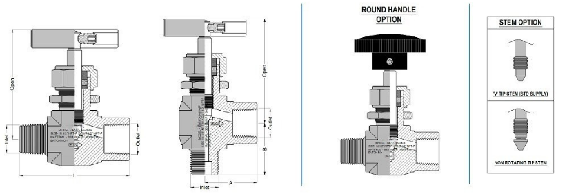 Pipe Gauge 90° Syphon Main View